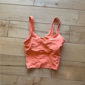lululemon athletica Orange Tank Top